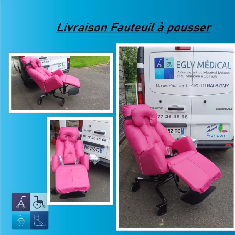 Vente de fauteuil à pousser électrique