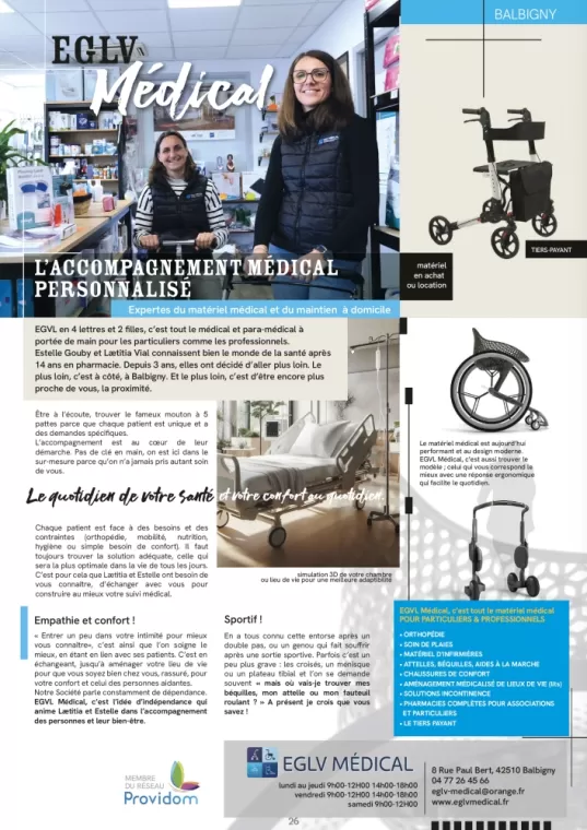 Présentation EGLV Médical