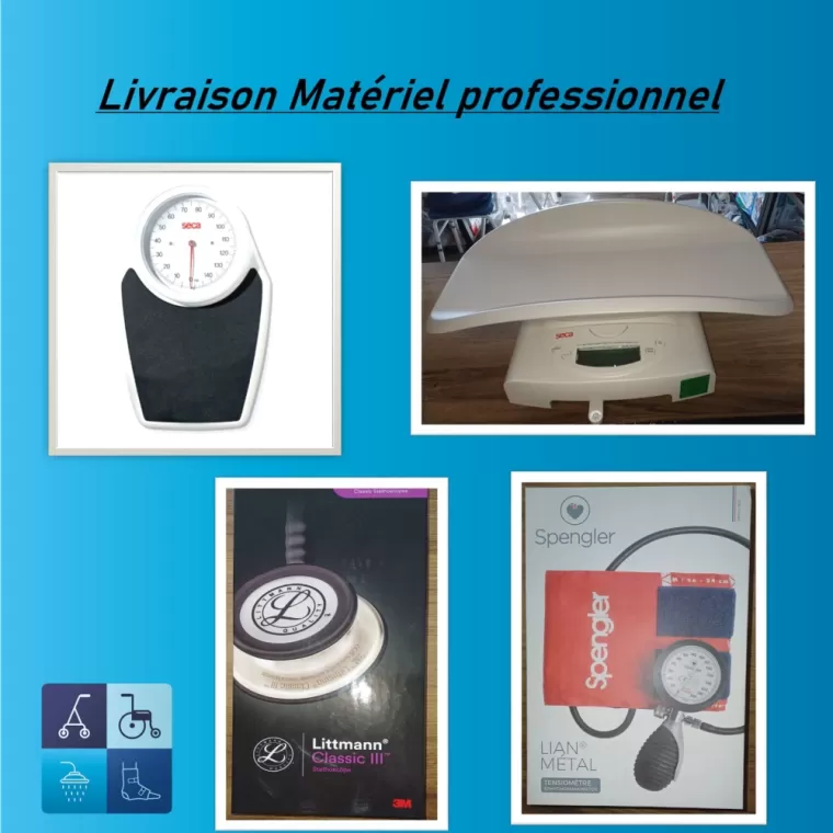 Livraison matériel médical professionnel de santé à Neulise