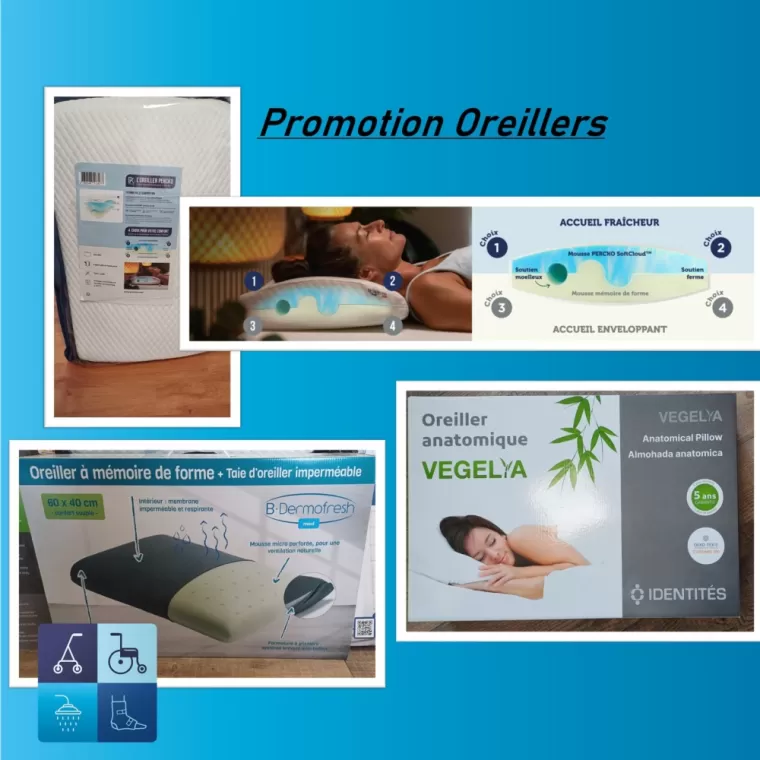 Achat oreiller à mémoire de forme à Balbigny