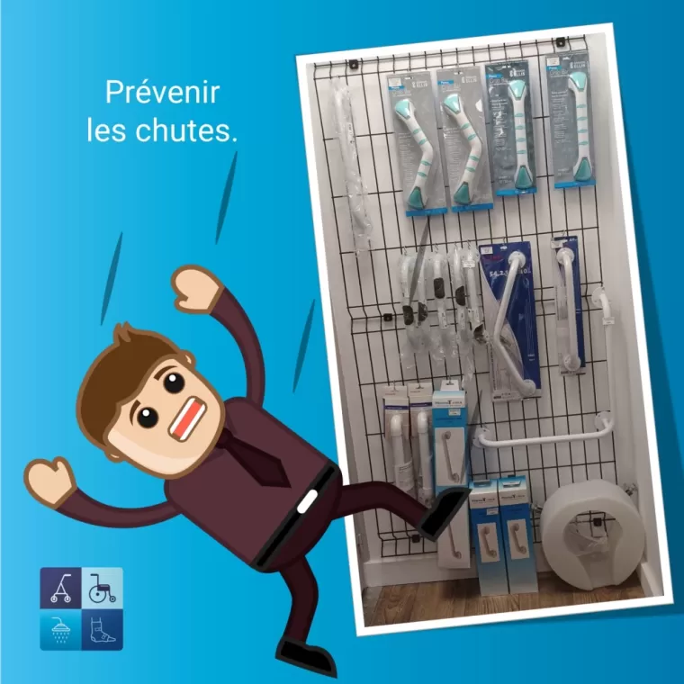 Achat de barre d'appui pour salle de bain et WC à Balbigny