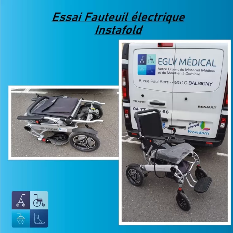 Achat de fauteuil électrique pliable à Feurs