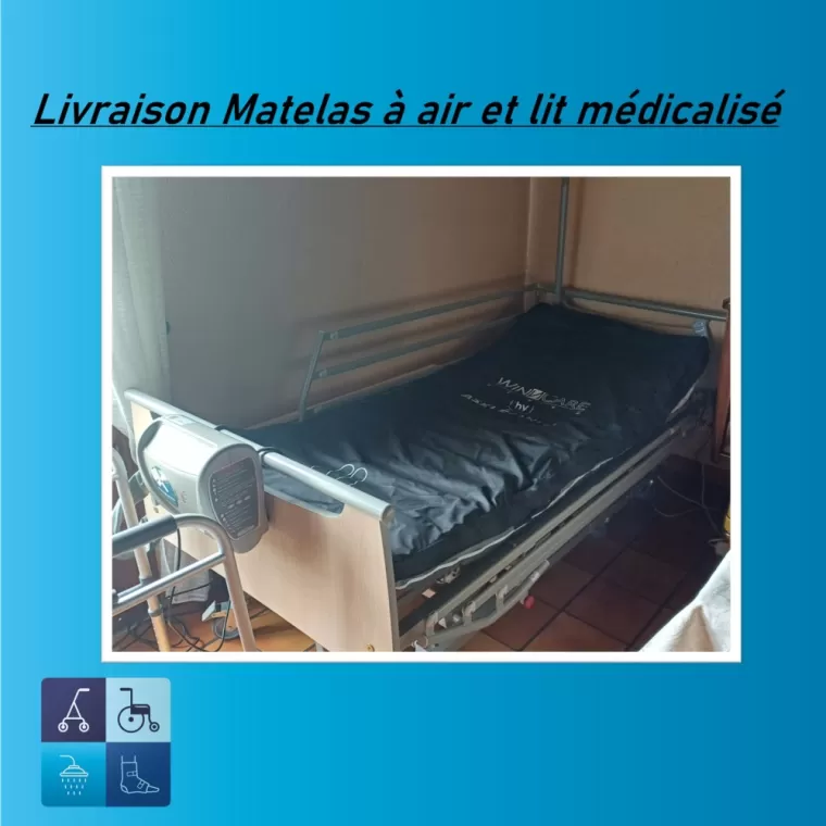 Location lit médicalisé et matelas à air à St Germain Laval