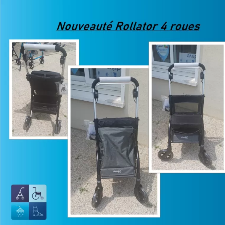 Achat de rollator chariot de course 4 roues Playcare à Feurs