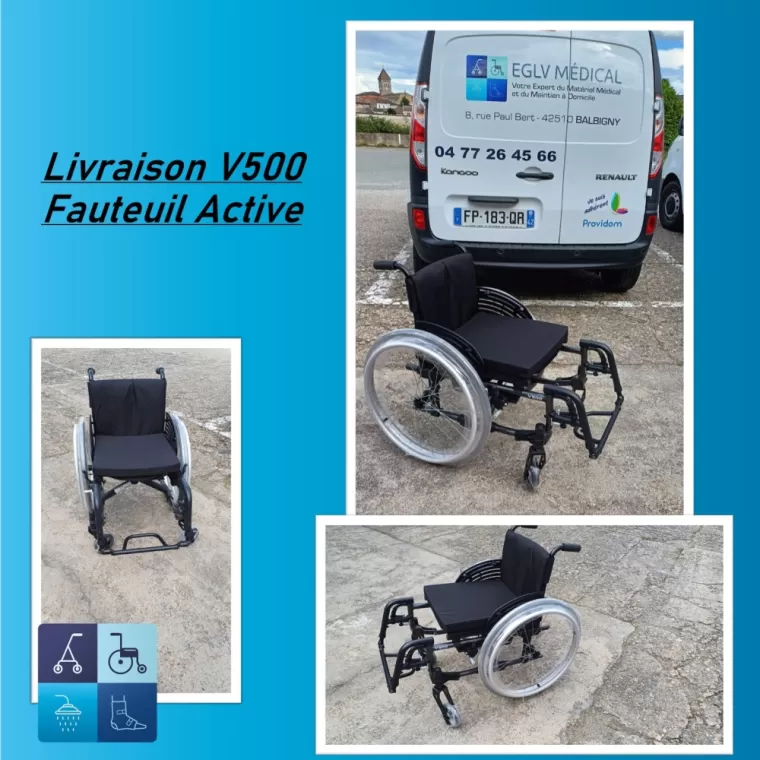 Achat de fauteuil roulant manuel actif VERMEIREN à Feurs