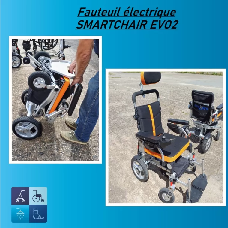 Essai et Achat de fauteuil électrique SMARTCHAIR EVO2 à Feurs