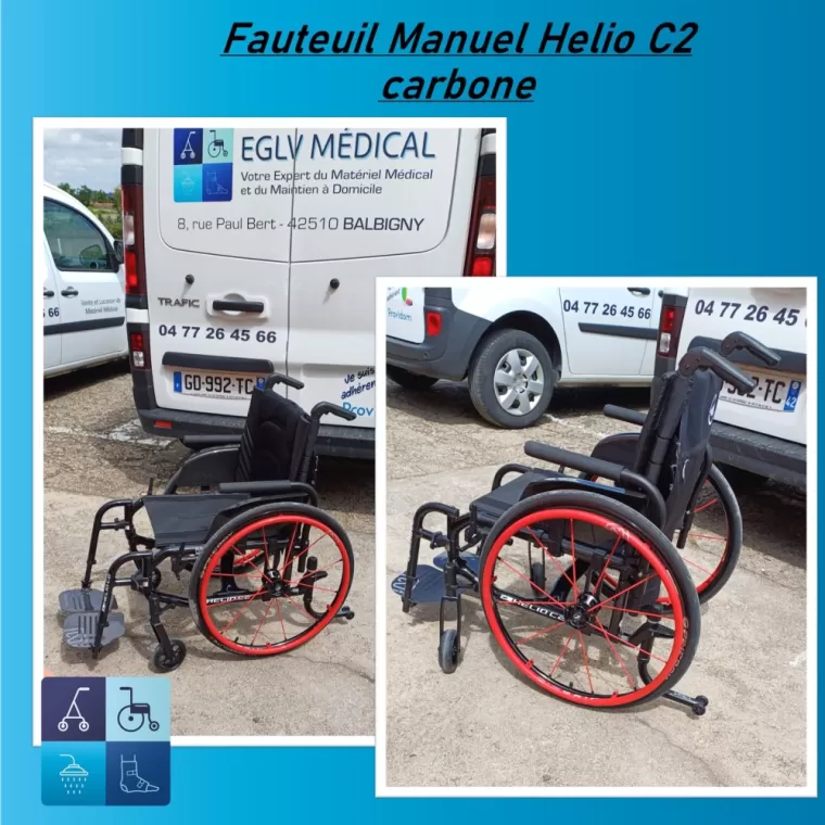 Achat de fauteuil roulant manuel en carbone à Feurs