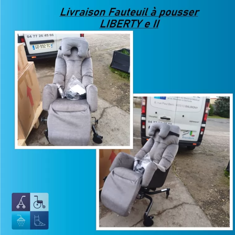 Achat et livraison de fauteuil à pousser électrique à Tarare