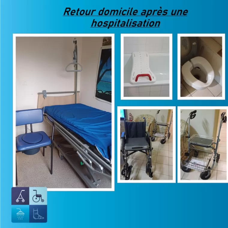 Installation de matériel médical pour un retour à la maison à Tarare