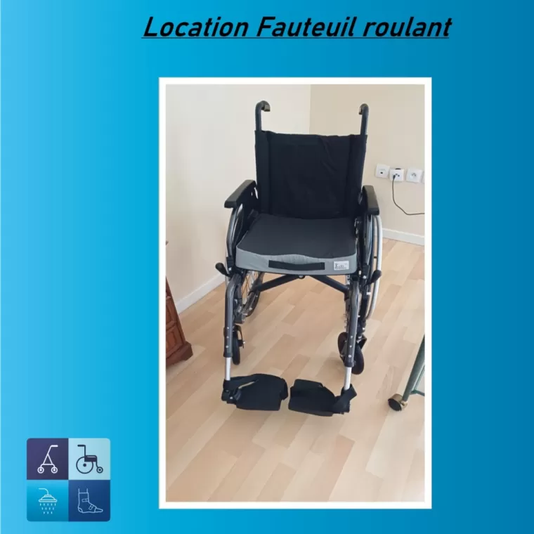 Location de fauteuil roulant manuel adulte et enfant à Tarare