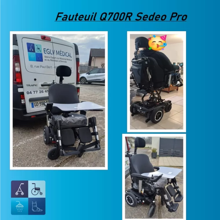 Achat et livraison de fauteuil électrique Q700R SUNRISE à Roanne