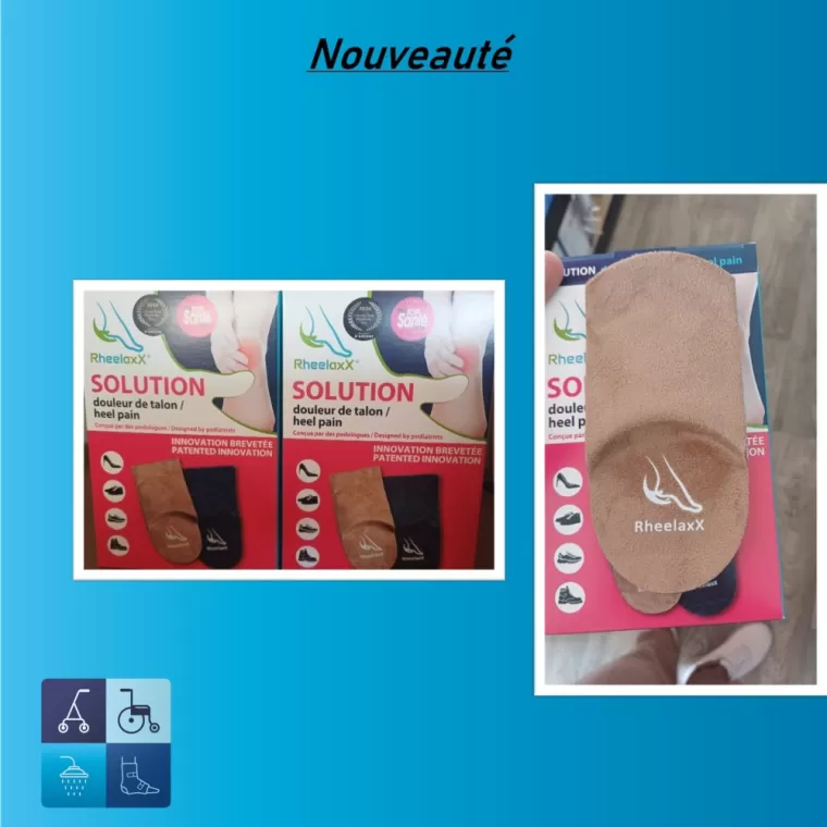 Achat de semelles RHEELAXX pour épine calcanéenne à Balbigny