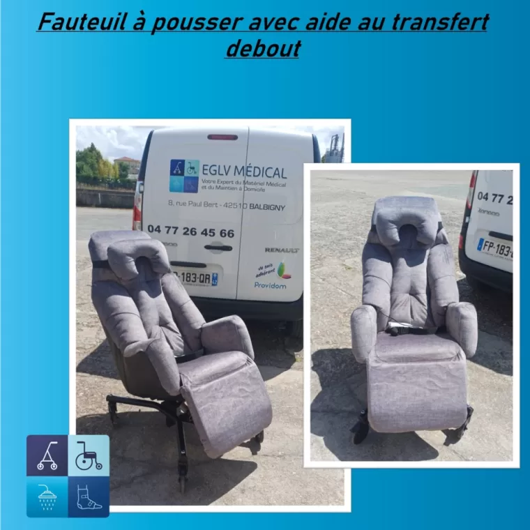 Achat de fauteuil à pousser avec aide à la levée à FEURS