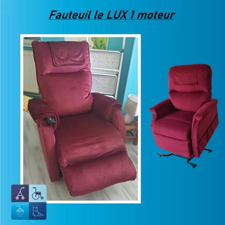 Achat et livraison fauteuil releveur LE LUX 1 moteur à Feurs