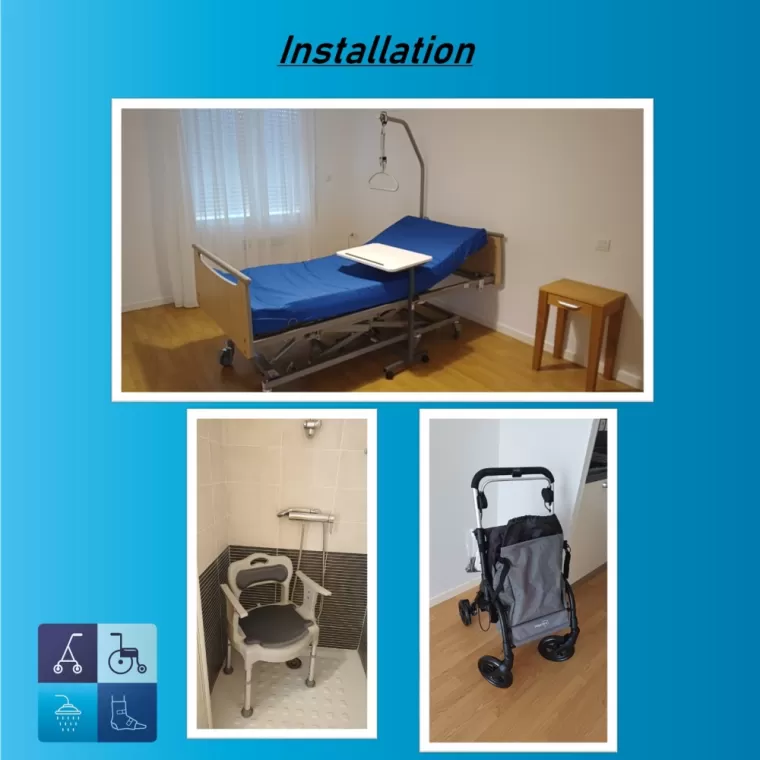 Installation de lit médicalisé à la location à Tarare