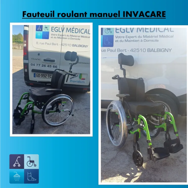 Achat et Livraison de fauteuil manuel INVACARE Action3NG Light