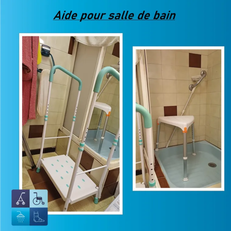 Achat et installation d'aide pour la salle de bain à Epercieux st Paul