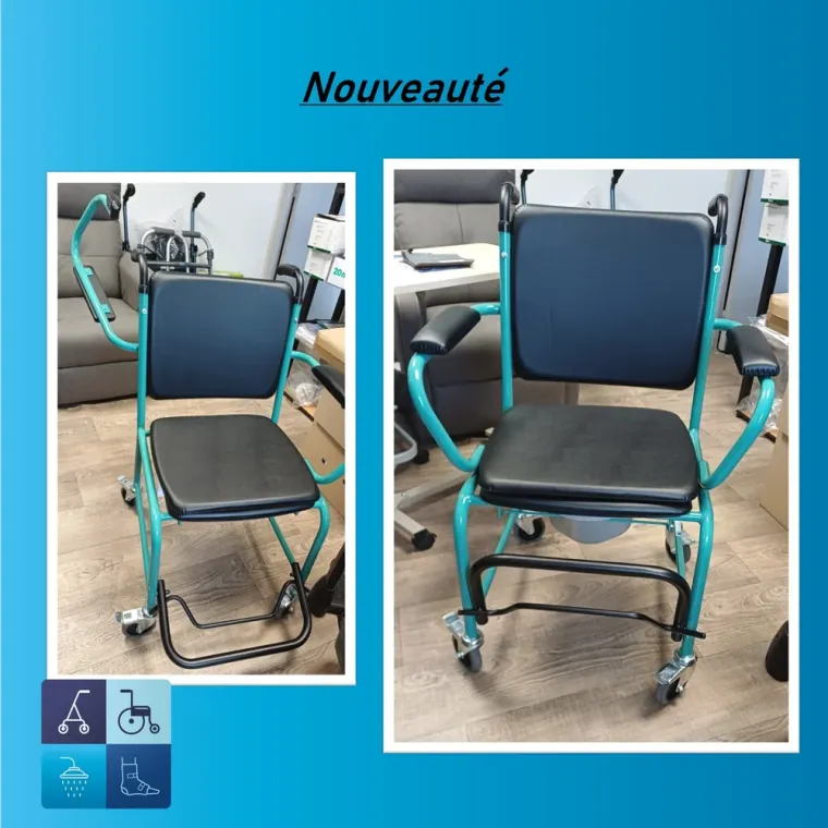Découvrez la chaise garde robe GR 50 de chez HMS à Balbigny, Balbigny, EGLV MEDICAL