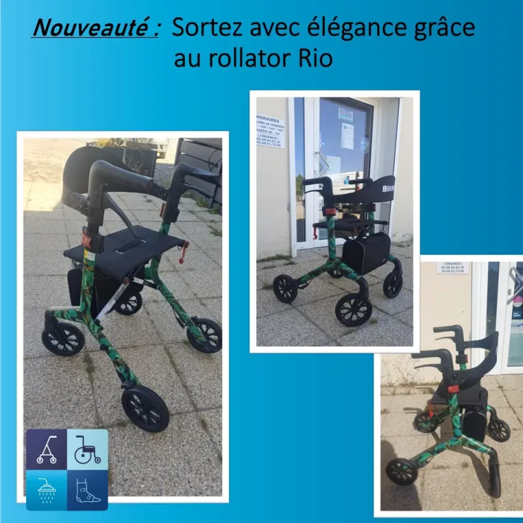 Nouveauté rollator RIO de chez Mobio : Sortez avec style, Balbigny, EGLV MEDICAL