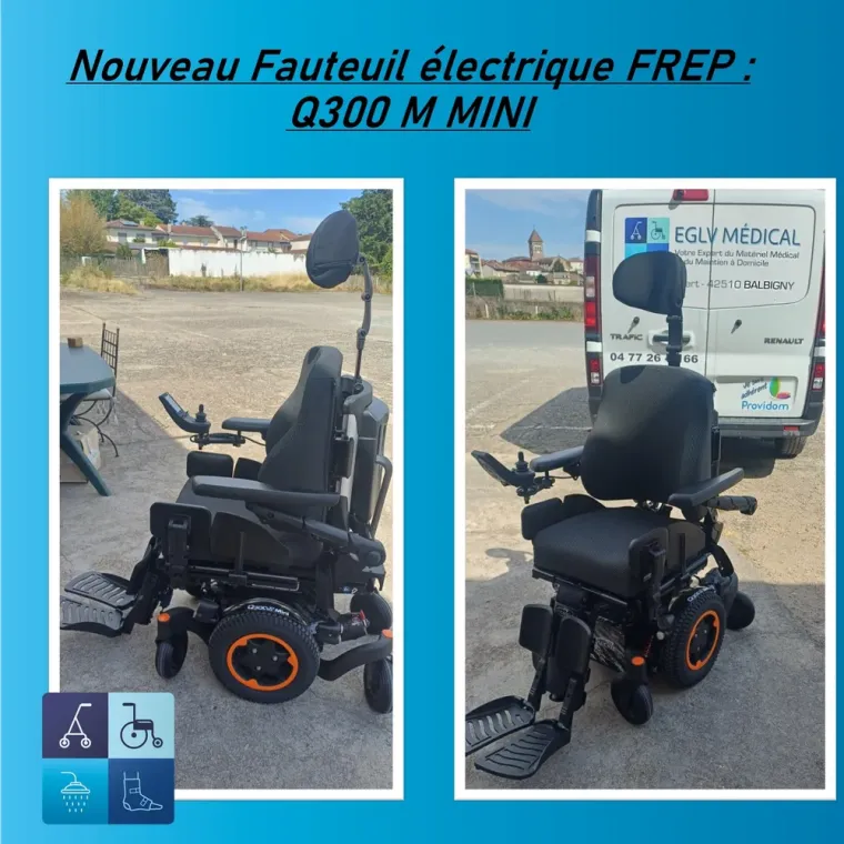 Nouveauté venez découvrir notre nouveau fauteuil électrique Q300mini, Balbigny, EGLV MEDICAL