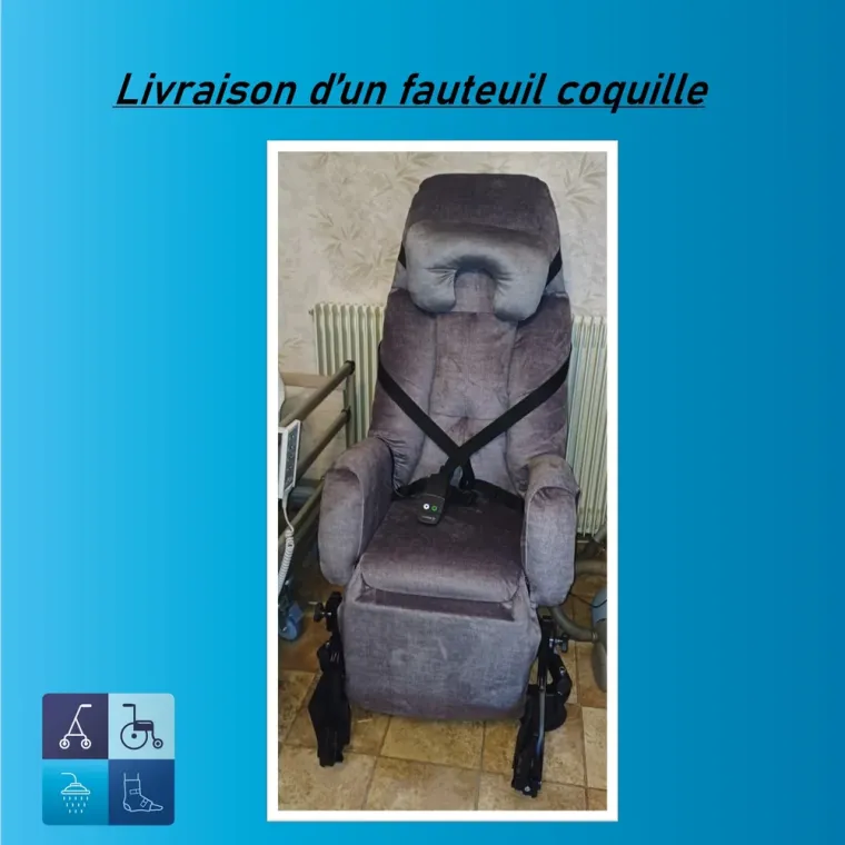 Achat de fauteuil coquille de chez INNOV 'SA, Balbigny, EGLV MEDICAL