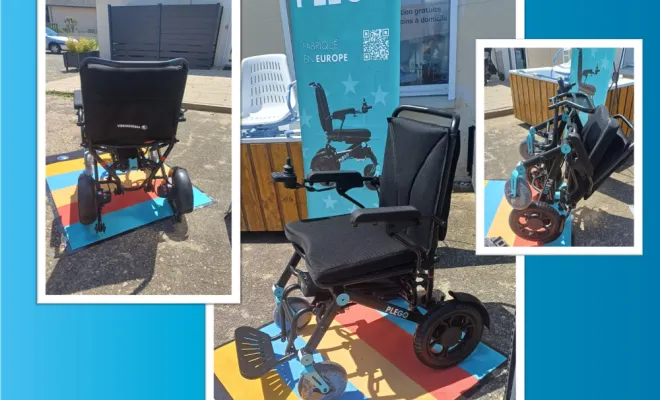 Vente fauteuil électrique pliable plego